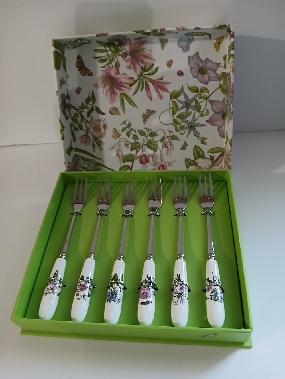 Portmerion Botanic Garden Pastry Forks - Set of 6